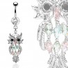 Piercing nombril hibou majestueux (140)