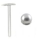 Piercing nez pliable 0.5mm 08 - Perle