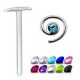 Piercing nez pliable 0.5mm 10 - Twist strass