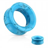 Tunnel courbe en turquoise