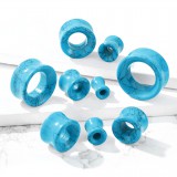 Tunnel courbe en turquoise