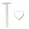 Piercing nez pliable 0.5mm 13 - Coeur plat
