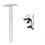 Piercing nez pliable 0.5mm 15 - Dauphin simple