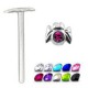 Piercing nez pliable 0.5mm 17 - Araignée strass