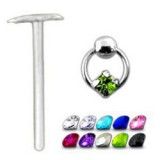 Piercing nez pliable 0.5mm 21 - Esclave strass