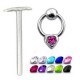 Piercing nez pliable 0.5mm 24 - Esclave strass coeur