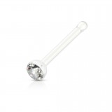 Piercing nez droit 0,8mm 92 - Flexible strass