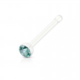Piercing nez droit 0,8mm 92 - Flexible strass