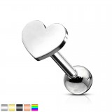 Cartilage hélix, tragus 393 - PVD Coeur