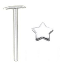 Piercing nez pliable 0.5mm 33 - étoile plate