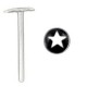 Piercing nez pliable 0.5mm 35 - Logo étoile