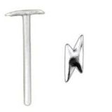 Piercing nez pliable 0.5mm 40 - éclair