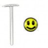 Piercing nez pliable 0.5mm 49 - Logo smiley