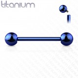 Piercing pour langue PVD titane G23