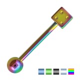 Piercing langue 60 - Dé acier