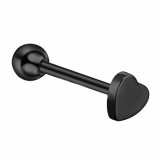 Piercing langue 32 - Coeur plat
