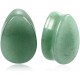 Plug courbe larme en aventurine jade (OR41)
