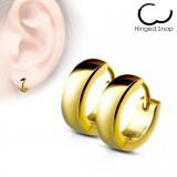 Anneaux oreilles acier 40 - Gold ip
