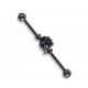 Piercing industriel 129 - Main et gem noir