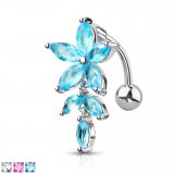 Piercing nombril inversé 25 - Bouclier tribal