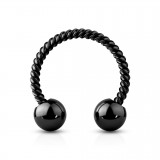 Piercing micro-circulaire 15 - PVD tige vrillée