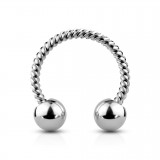 Piercing micro-circulaire 15 - PVD tige vrillée