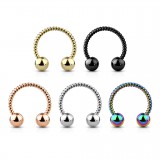 Piercing micro-circulaire 15 - PVD tige vrillée