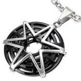 Pendentif tribal 06 - Cercle et étoile