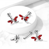 Piercing micro-labret 72 - Libellule