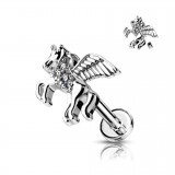 Piercing micro-labret 38 - Licorne