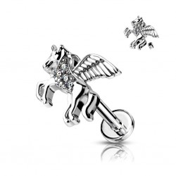 Piercing micro-labret 38 - Licorne