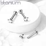 Piercing micro-labret 68 - Titane étoile