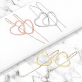 Crochets en acier 12 - Chaînette coeur