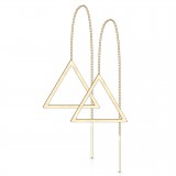 Crochets en acier 04 - Chainette et triangle creux