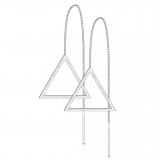 Crochets en acier 04 - Chainette et triangle creux