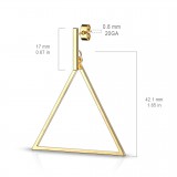 Clous en acier 02 - Triangle pendant