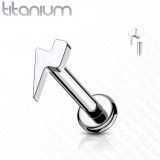 Piercing micro-labret 53 - Titane éclair