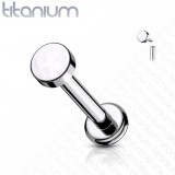 Piercing micro-labret 52 - Titane cercle
