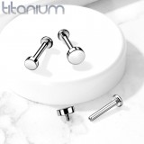 Piercing micro-labret 52 - Titane cercle