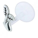Piercing micro-labret PTFE 139 - Graine et feuilles B
