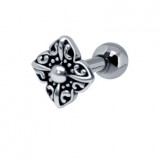 Cartilage hélix, tragus 130 - Vintage gris C