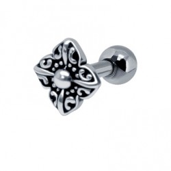 Cartilage hélix, tragus 130 - Vintage gris C