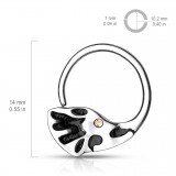 Piercing micro-bcr 79 - Elephant oeil aurora