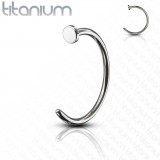 Anneau de nez en titane 0,8 ou 1mm