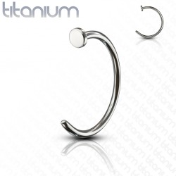 Anneau de nez en titane 0,8 ou 1mm