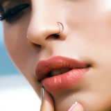 Anneau de nez en titane 0,8 ou 1mm