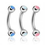 Lot de piercings arcades 12 - Acier opalite