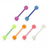 Lot de piercings langues 13 - Flexible fluorescent