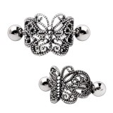 Piercing hélix 103 - Papillon tribal