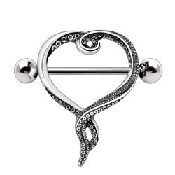 Piercing téton coeur tentacules (22)